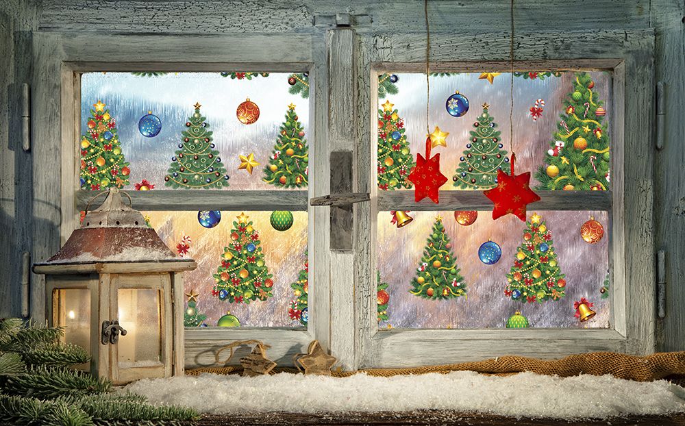 holiday decorative window film boston