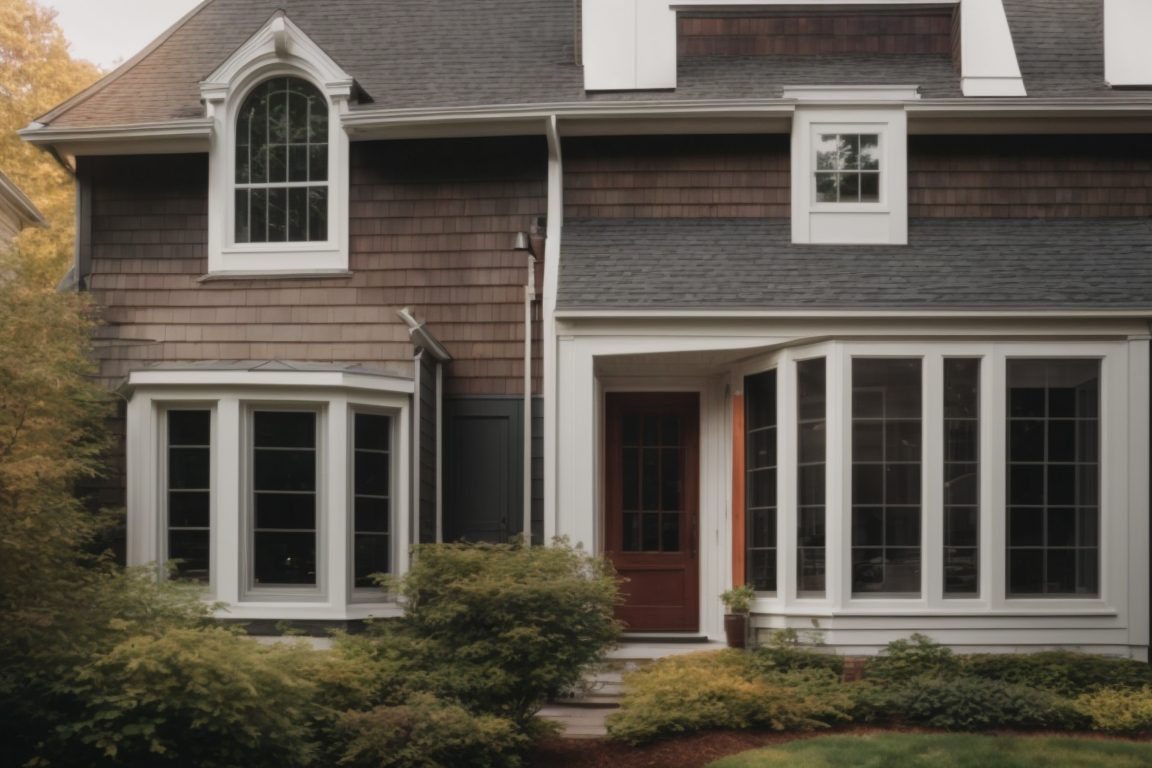 Modern and historical Boston homes with and without energy-efficient window films, showing cost savings