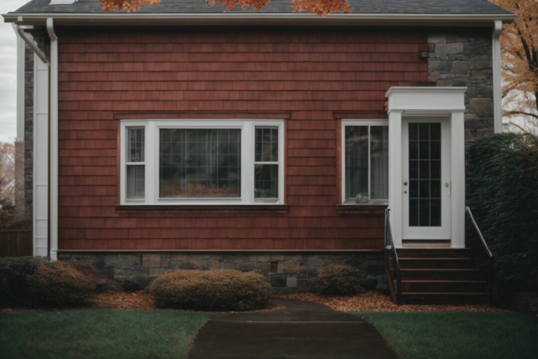 Boston home with window film facing seasonal weather changes