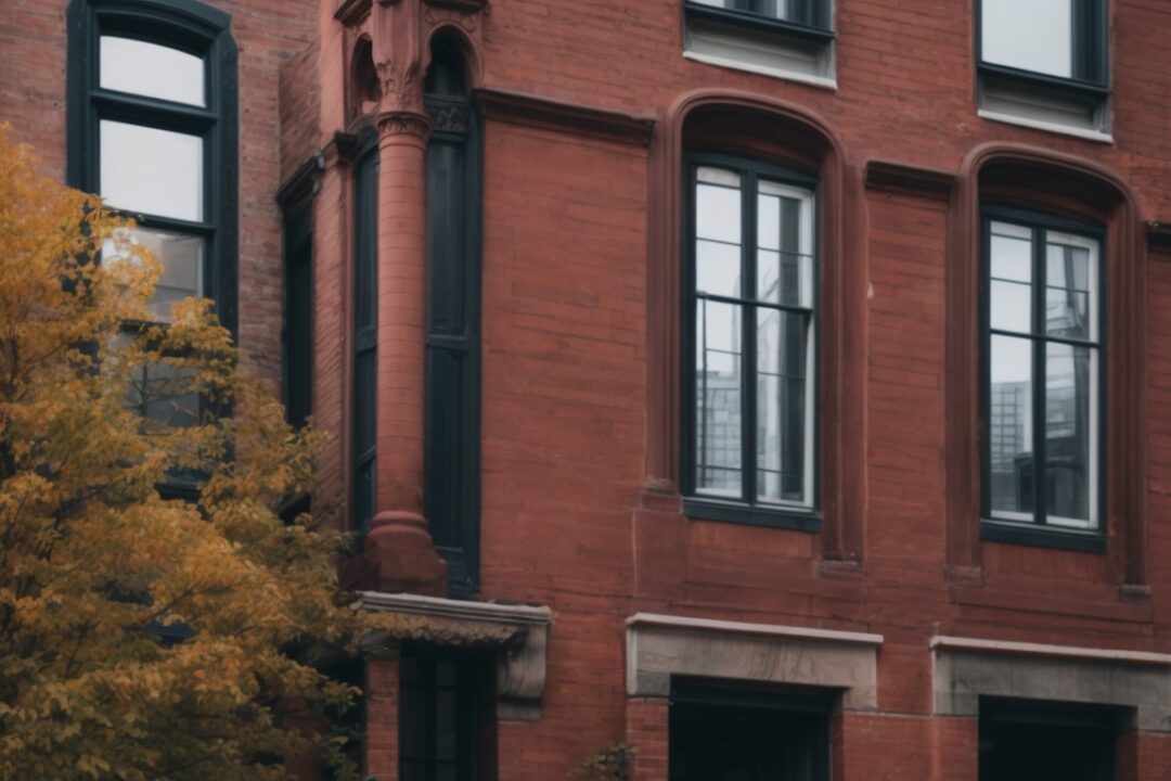 Boston Beacon Hill historic building with solar control window film