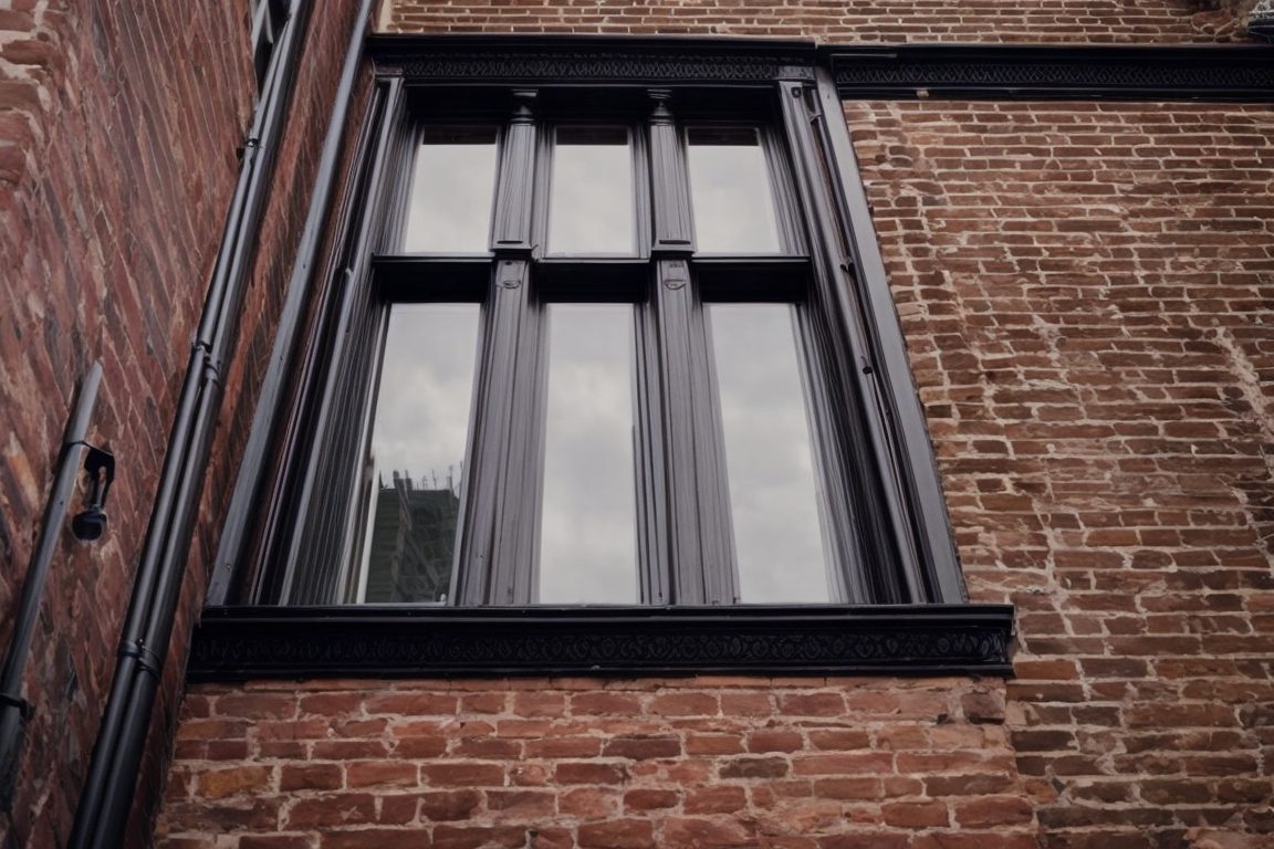 exterior of a historic Boston brownstone with energy-efficient window films