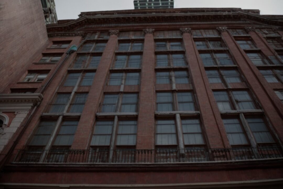Exterior of a historic Boston building with low-e window films