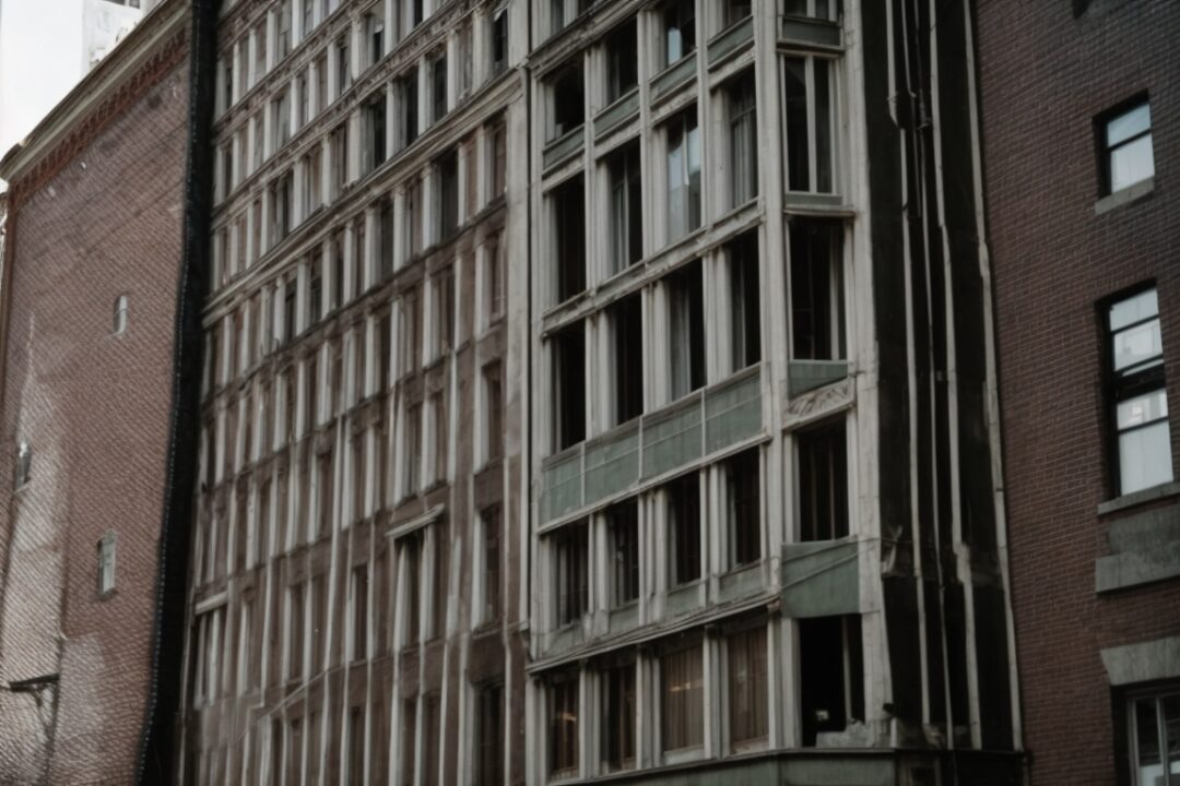 Historic Boston building with heat reduction window film