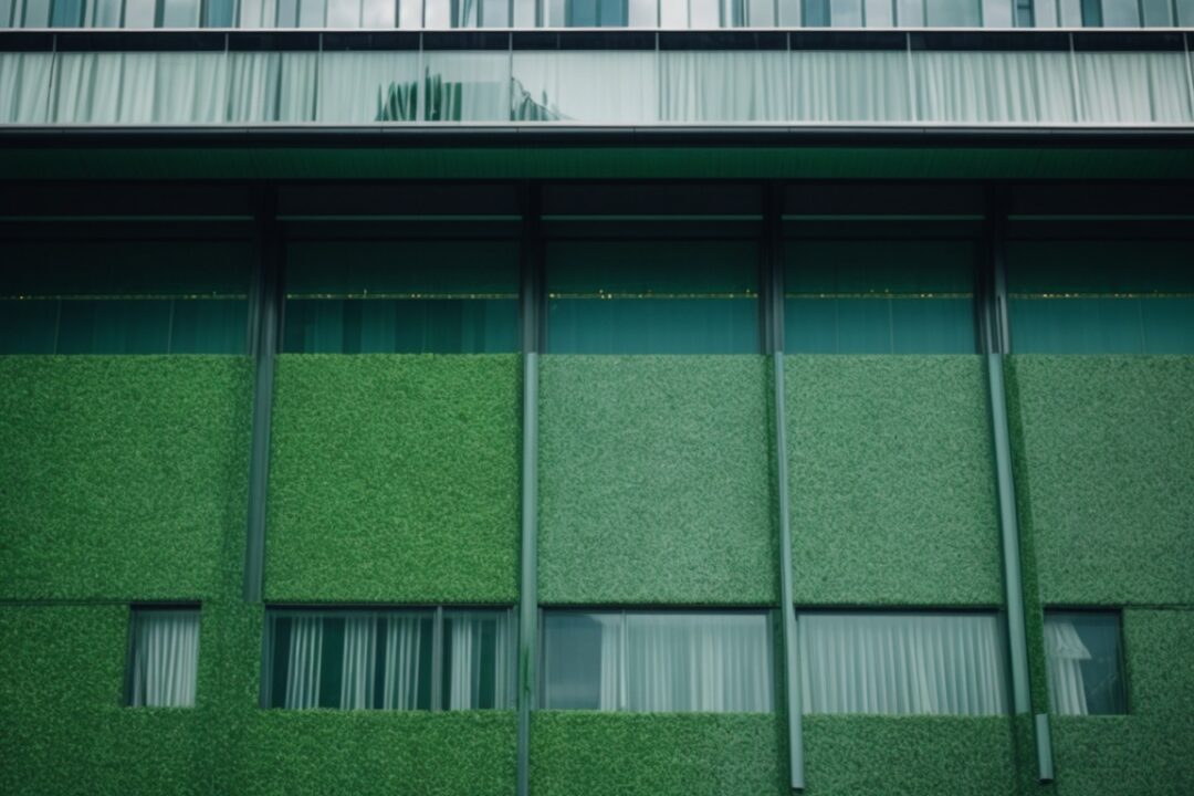 Green building in Boston with spectrally selective window film
