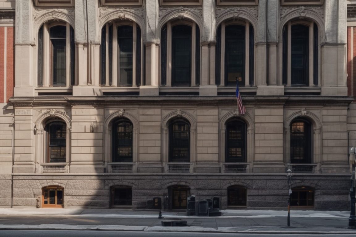 Historic Boston building exterior with UV protection window film